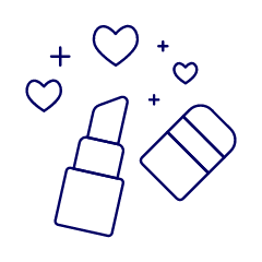 Lipstick Illustration from UX Line Set