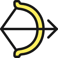 Love Arrow Bow Icon from Ultimate Colors Set