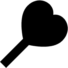 Love Heart Wand Icon from Nova Solid Set