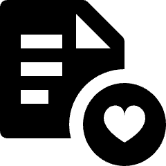Love Marriage Document Icon from Nova Solid Set