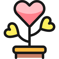 Love Plant Icon from Ultimate Colors Set