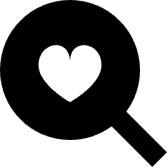 Love Search Icon from Nova Solid Set
