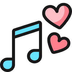 Love Song Icon from Ultimate Colors Set