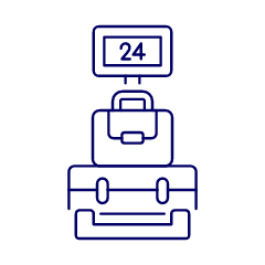 Luggage Weight Illustration from UX Line Set