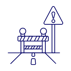 Barricade Illustration from UX Line Set