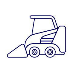 Bulldozer 1 Illustration from UX Line Set