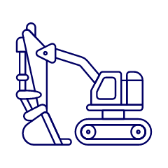 Excavator 2 Illustration from UX Line Set