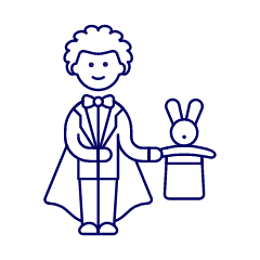 Magician Show 7 Illustration from UX Line Set