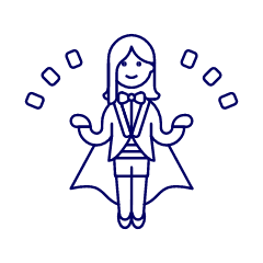 Magician Show Trick 2 Illustration from UX Line Set