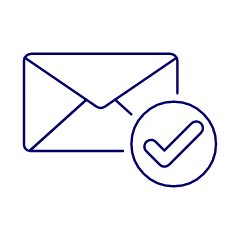 Email Checked Illustration from UX Line Set