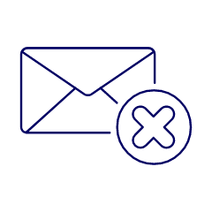 Email Delete Illustration from UX Line Set
