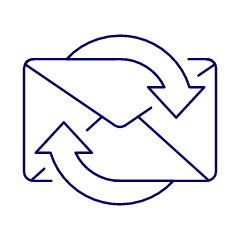 Email Syncing 2 Illustration from UX Line Set