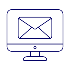 Email Imac 1 Illustration from UX Line Set