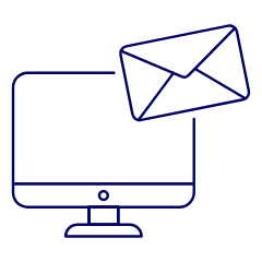 Email Imac 2 Illustration from UX Line Set