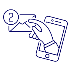 Email Notifications 1 1 Illustration from UX Line Set