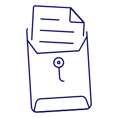 Open Envelope Illustration from UX Line Set
