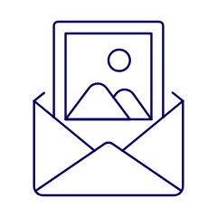 Photo Mail Illustration from UX Line Set