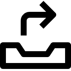 Email Inbox Forward Icon from Nova Line Set