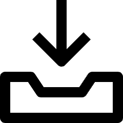 Email Inbox Recieve Icon from Nova Line Set