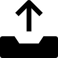 Email Inbox Send Icon from Nova Solid Set