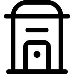 Mailbox Post 1 Icon from Ultimate Regular Set