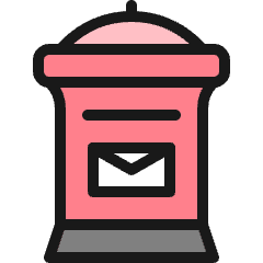 Mailbox Post 1 Icon from Ultimate Colors Set