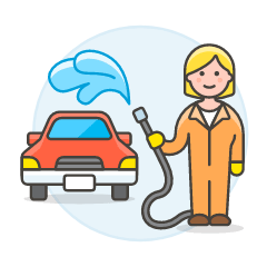 Car Cleaning Service 4 Illustration from UX Colors Set