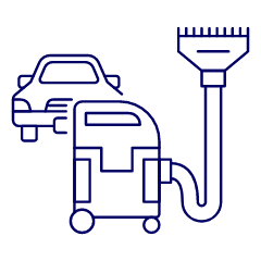 Car Vacuum Clean Illustration from UX Line Set