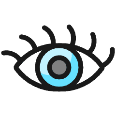 Make Up Eye Icon from Ultimate Colors Set