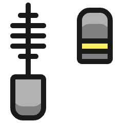 Make Up Mascara Small Icon from Ultimate Colors Set