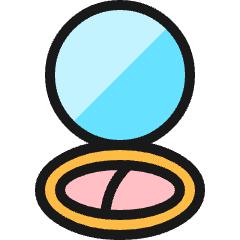 Make Up Mirror Icon from Ultimate Colors Set