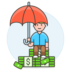 Money Pile 1 Illustration from UX Colors Set