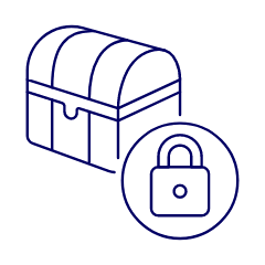 Treasure Lock Illustration from UX Line Set