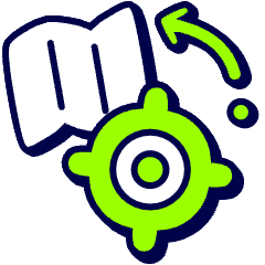 Map Location Icon from Stickies Duo Set