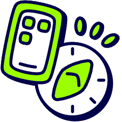 Mobile Direction Icon from Stickies Duo Set