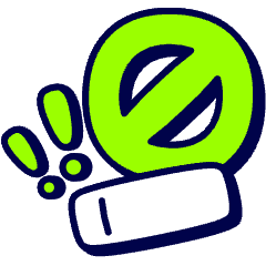 No Smoking Area Icon from Stickies Duo Set