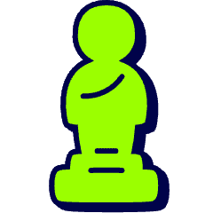 Statue Icon from Stickies Duo Set