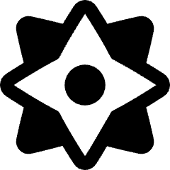 Cardinal Direction Compass Icon from Plump Remix Set