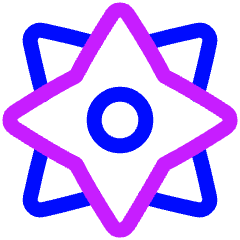 Cardinal Direction Compass Icon from Plump Neon Set