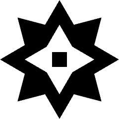 Cardinal Direction Compass Icon from Sharp Remix Set