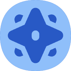 Cardinal Direction Compass Circle Icon from Flex Flat Set