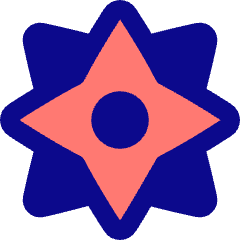 Cardinal Direction Compass Icon from Plump Pop Set