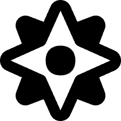 Cardinal Direction Compass Icon from Flex Remix Set