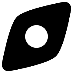 Compass Navigator Icon from Plump Solid Set
