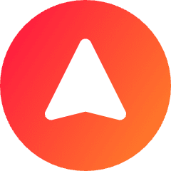 Compass North Icon from Core Gradient Set