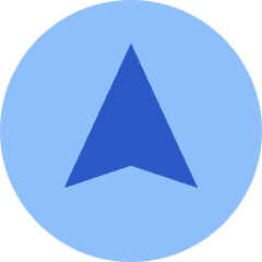 Compass North Icon from Sharp Flat Set