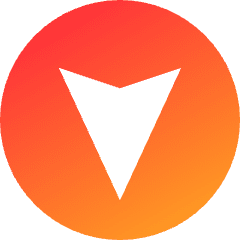 Compass South Icon from Sharp Gradient Set