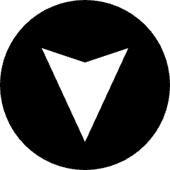 Compass South Icon from Sharp Solid Set