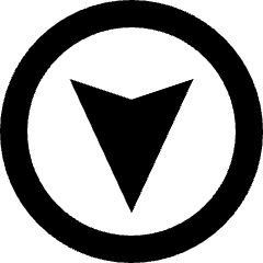 Compass South Icon from Sharp Remix Set