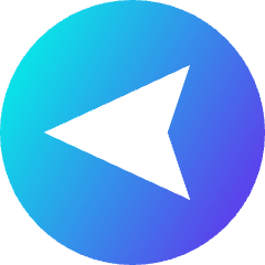 Compass West Icon from Sharp Gradient Set